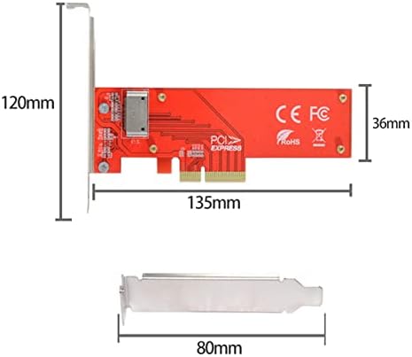 Xiwai PCI-E4.0 4X Host Adapter NVMe Uralkodó 1U GEN-Z EDSFF Rövid SSD E1.S Hordozó Adapter