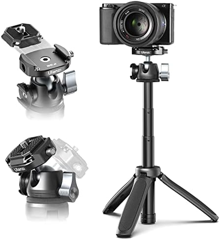 ULANZI LED Videó Fény Vízálló IP68 Kamera Világítás Szett + ULANZI Kamera Állvány, MT-46 Alumínium Ötvözet Telefon Állványra