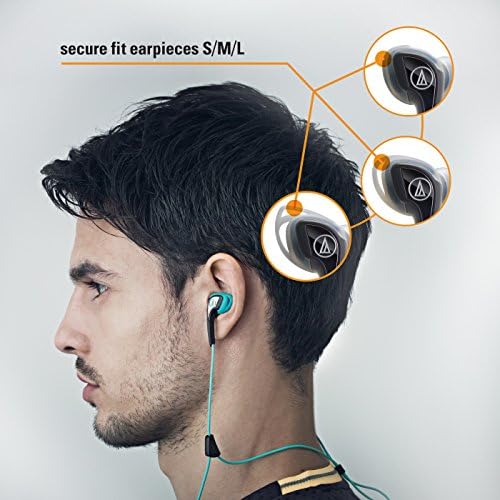 Audio-Technica ATH-SPORT2RD SonicSport In-Ear Fülhallgató, Piros