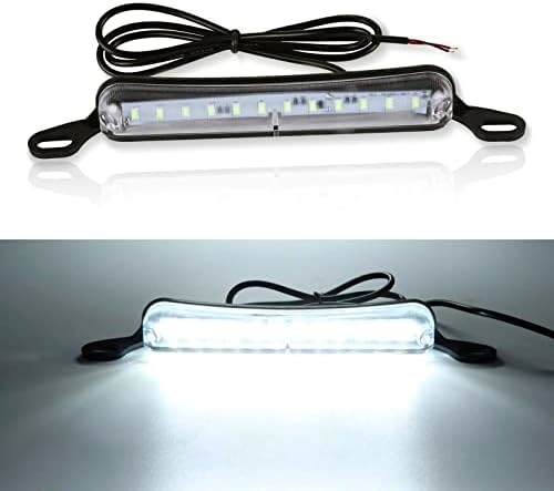 yonwait 1 db Rendszámtábla Fény, Egyetemes MINKET LED Rendszámtábla Lámpa, lámpa Hátrameneti Lámpák, 12 LED Rendszámtábla