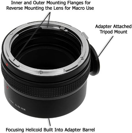 Fotodiox Pro bajonett Adapter - Rolleiflex SL66 (Rollei SL66E, SL66X, SL66SE) Sorozat Objektív Nikon SLR/DSLR Fényképezőgép
