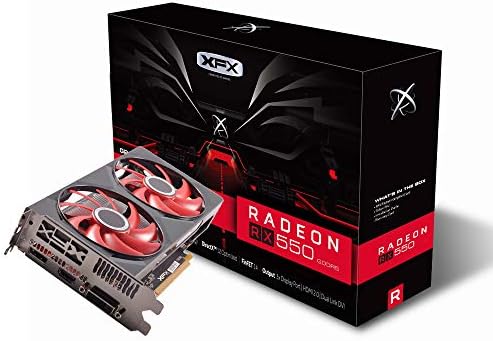 XFX Radeon RX 550 4GB DDR5 Dupla Disszipáció Grafikus Kártya RX-550P4PFG5