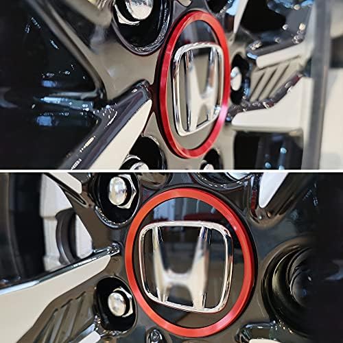 a Honda CRV Civic Accord CR - V XRV HRV Kerék közepén a Caps Hub Gyűrűk, Sport Matricák Gumi Dísztárcsa Kárpitok Dekoráció