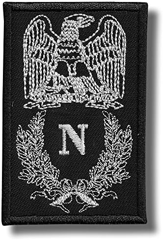 Napóleon Szimbólum - Hímzett Javítás, 7 X 5 cm