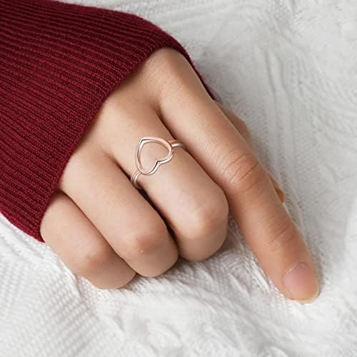 Női Gyűrű Divat, hogy A Legjobb Barátom Szív Alakú Eljegyzési Gyűrűt a Nők, Lányok Egyszerű Szerelem Gyűrű, Ékszerek, Ajándékok,