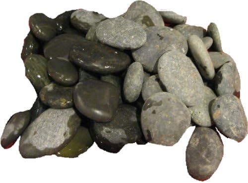Sima Fekete Kavicsok 4 Kiló Természetes Kő, Akvárium, Terrárium Kert Rock Bonsai Lakberendezés Kézműves