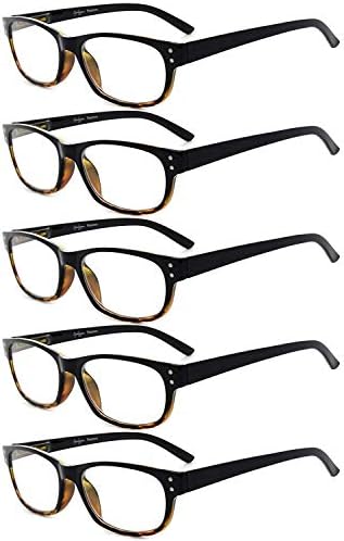 Eyekepper Menteni 10% - os Csomagban 5 Pack Tavaszi Zsanérok Olvasó Szemüveget a Férfiak, mind a 5 Pack Klasszikus Szemüveg