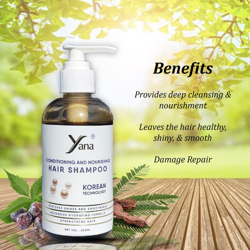 Yana Hair Sampon Koreai Technológia A Legjobb Gyógynövényes Sampon A Haj Esik Ellenőrzés