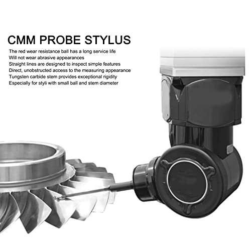 CMM Touch Probe Stylus, M2-es Menetes 20mm Volfrám-Karbid Rúd 0,5 mm kopásállóság Labdát CMM Szonda Stylus Három Koordináta