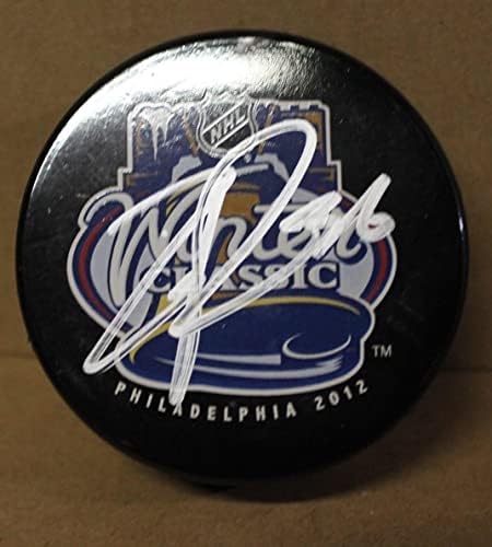 Zac Rinaldo Philadelphia Flyers Téli Klasszikus Dedikált Korong Aláírt - Dedikált NHL Korong