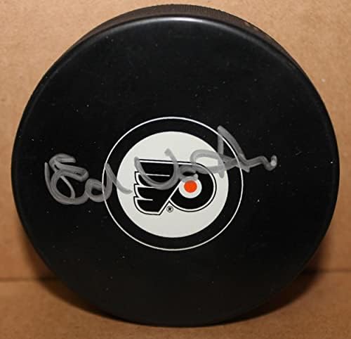 Ed Van Impe Philadelphia Flyers Dedikált Korong Aláírt - Dedikált NHL Korong